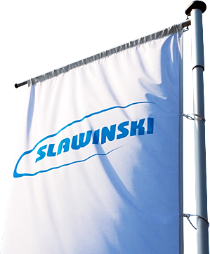 Flagge Slawinski Bödenpresserei