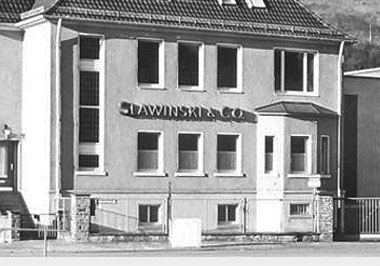 Historisches Foto Verwaltungsgebäude Slawinski Siegen-Weidenau